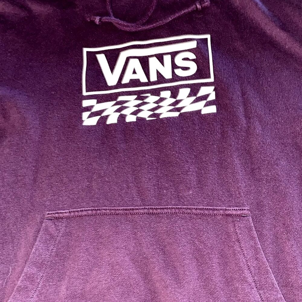 Vans Men's Vintage OFF RED Hoodie - Medium - Picture 2 of 7